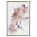 Poster Spring in Japan - branch with pink flowers on a bright white background 125867 additionalThumb 19