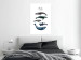 Wall Poster Whales - marine animals with Latin inscriptions on a white background 126867 additionalThumb 3