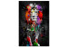 Canvas Print Colourful Animals: Lion (1 Part) Vertical 126967