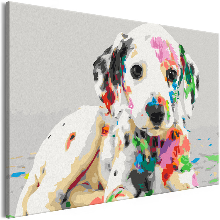 Paint by Number Kit Colourful Puppy 127567 additionalImage 4