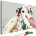 Paint by Number Kit Colourful Puppy 127567 additionalThumb 3