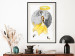 Poster Running Girl - abstract female figure in yellow skirt 127867 additionalThumb 24