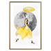 Poster Running Girl - abstract female figure in yellow skirt 127867 additionalThumb 16