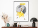 Poster Running Girl - abstract female figure in yellow skirt 127867 additionalThumb 23