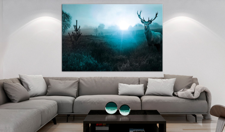 Large canvas print Emerald Deer [Large Format] 128567 additionalImage 5