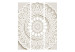 Room Separator 3D Mandala (3-piece) - romantic lacy pattern in retro style 128967 additionalThumb 3