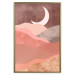 Wall Poster Terracotta Landscape - abstract mountain landscape against a moonlit sky 129767 additionalThumb 21