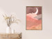 Wall Poster Terracotta Landscape - abstract mountain landscape against a moonlit sky 129767 additionalThumb 5