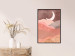 Wall Poster Terracotta Landscape - abstract mountain landscape against a moonlit sky 129767 additionalThumb 6