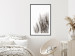 Poster Waiting for the Wind - monochromatic landscape of plants on a white background 130267 additionalThumb 18