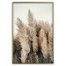Wall Poster Plume of Dreams - golden autumn trees on a uniform light background 130467 additionalThumb 21