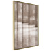 Wall Poster Lighted Corridor - architecture with a stone wall in sepia tones 130767 additionalThumb 11