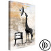 Canvas TV Giraffe (1-piece) Vertical - whimsical funny animal 132267 additionalThumb 6