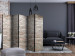 Folding Screen Elegant Brick II (5-piece) - simple composition with an old wall 132967 additionalThumb 4