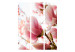 Room Divider Screen Pink Magnolia - plant with pink flowers against a bright sky 133967 additionalThumb 3