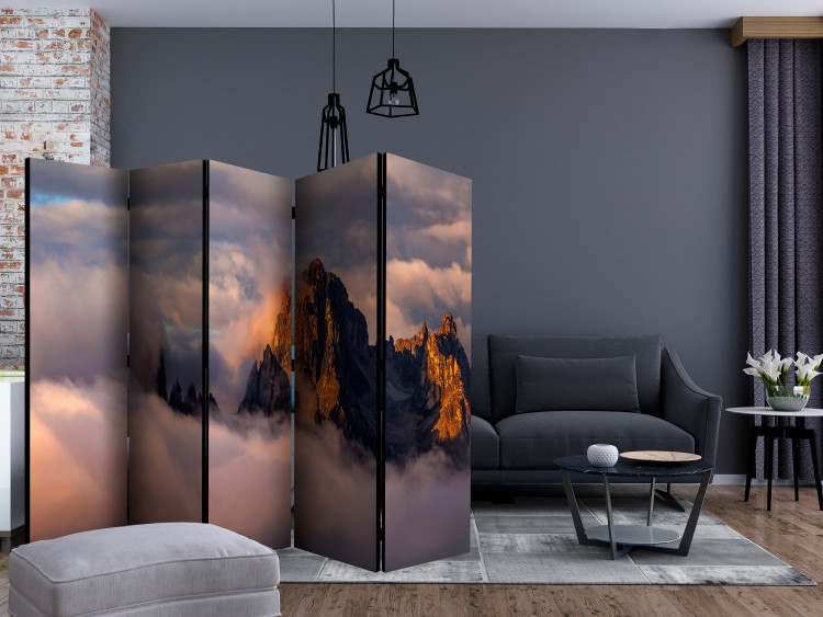 Folding Screen Arcana of Clouds II - landscape of rocky mountains among clouds against the sky 134067 additionalImage 4