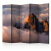 Folding Screen Arcana of Clouds II - landscape of rocky mountains among clouds against the sky 134067