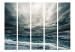 Room Divider Ocean Waves II (5-piece) - turbulent waves against a dark sky 134167 additionalThumb 3