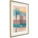 Poster Pastel Alley - tropical palm composition in pastel colors 135167 additionalThumb 6