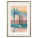 Poster Pastel Alley - tropical palm composition in pastel colors 135167 additionalThumb 18