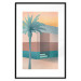 Poster Pastel Alley - tropical palm composition in pastel colors 135167 additionalThumb 19