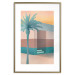Poster Pastel Alley - tropical palm composition in pastel colors 135167 additionalThumb 16