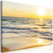 Large canvas print Calm Waves - Golden [Large Format] 136367 additionalThumb 2