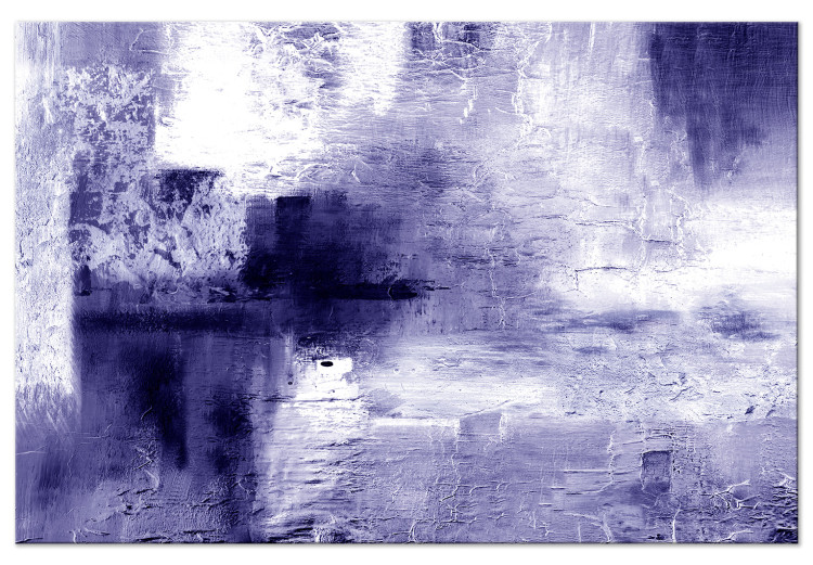 Canvas Art Print Purple Texture (1-piece) Wide - abstraction with white accent 138767