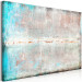 Canvas Print Abstraction (1-piece) - background with a touch of turquoise on concrete texture 143867 additionalThumb 2
