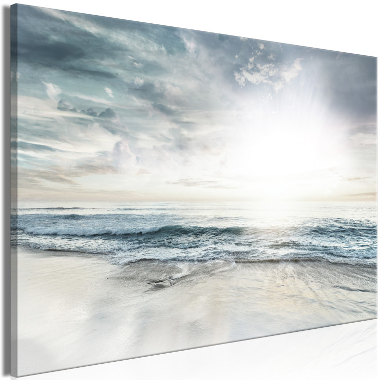 Canvas Print Radiant Gleams (1-piece) - calm sea and sunset 144067 additionalImage 2