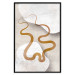 Poster Wavy Ribbon - Orange Shape on White and Beige Backgrounds 144767 additionalThumb 14