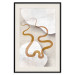 Poster Wavy Ribbon - Orange Shape on White and Beige Backgrounds 144767 additionalThumb 26
