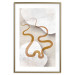Poster Wavy Ribbon - Orange Shape on White and Beige Backgrounds 144767 additionalThumb 20