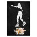 Wall Poster Teenager on Roller Skates - Girl With Roller Skates and Motivational Slogan 149267