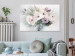 Canvas Art Print Bouquet of Flowers - Floral Composition Painted With Watercolor 149867 additionalThumb 3