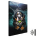 Canvas AI Bernese Mountain Dog - Floating Animal With a Ball in Its Mouth - Vertical 150167 additionalThumb 8