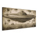 Canvas Print UFO Ship - A Sketch Inspired by the Style of Leonardo Da Vinci 151067 additionalThumb 2