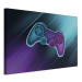 Large canvas print Console Pad - Gamer Gadget in Neon Colors on a Dark Background [Large Format] 151167 additionalThumb 2
