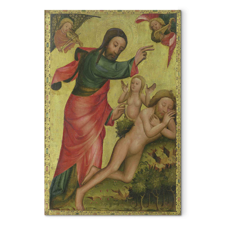 Reproduction Painting The Creation of Eve, a panel from the Grabower Altar, the High Altar of St. Petri in Hamburg (oil on panel) 153667