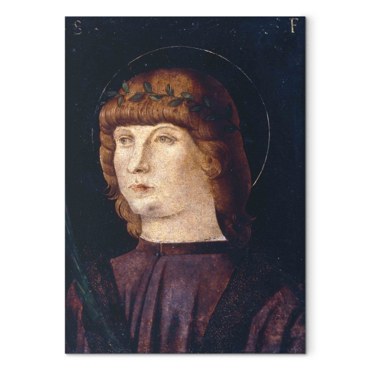Reproduction Painting Unknown young saint wearing a laurel wreath 154067