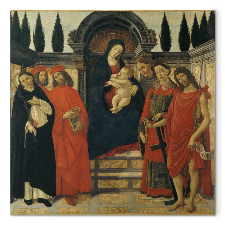 Reproduction Painting Mary with the Child & Saints 154367