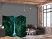 Folding Screen Tropical Waterfall - Landscape in Dark Green II [Room Dividers] 159567 additionalThumb 4