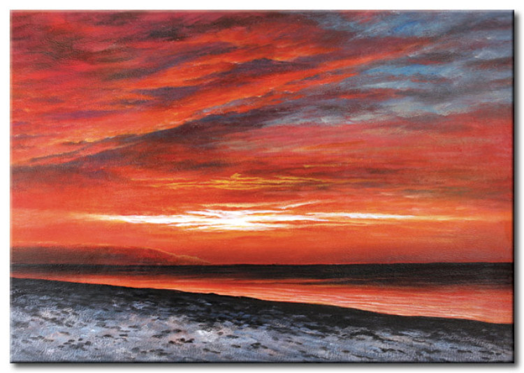 Canvas Art Print View from beach 49567