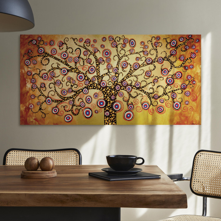 Canvas Peacock tree 49867 additionalImage 9