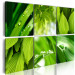 Canvas Art Print Fresh green leaves 50467 additionalThumb 2