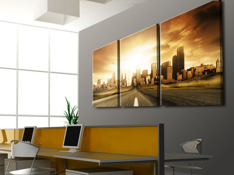 Canvas Art Print Skyscrapers 50567 additionalImage 2