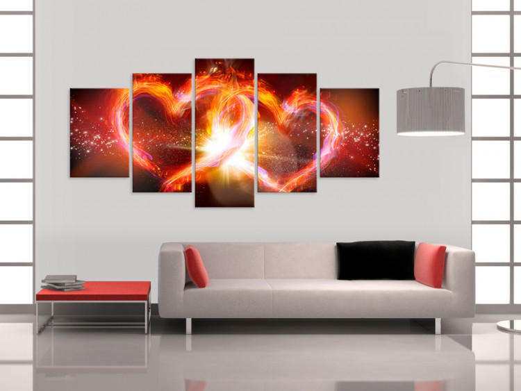 Canvas Art Print The fire of love 56267 additionalImage 3
