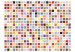 Photo Wallpaper Mosaic of colors 61067 additionalThumb 1