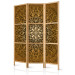 Room Divider Screen Sacred Circle - oriental brown mandala with geometric patterns 95667 additionalThumb 5