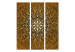 Room Divider Screen Sacred Circle - oriental brown mandala with geometric patterns 95667 additionalThumb 7
